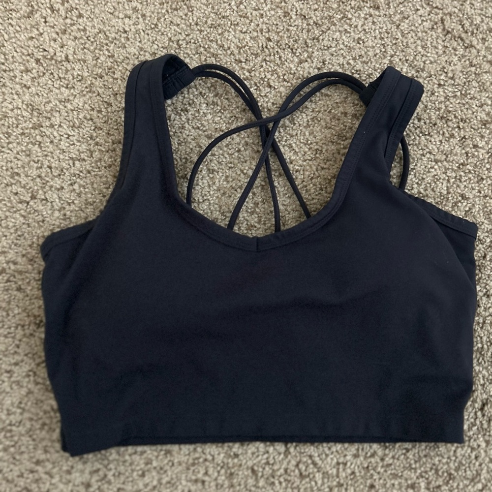Calvin Klein Performance Black Strappy Sports Bra